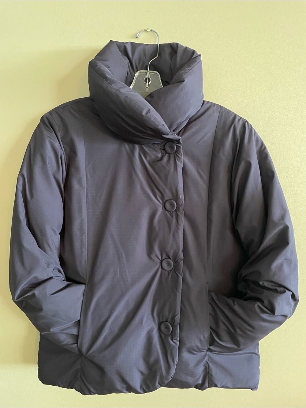 QUICKSILVER Women's Puffer Jacket with High Collar